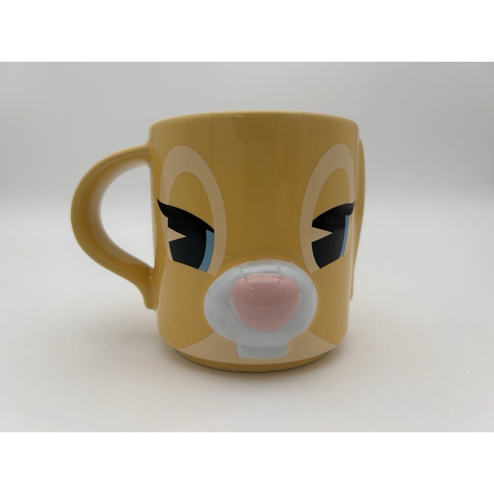 Disney Store Miss Bunny Bambi 3D Coffee Tea Mug 12oz